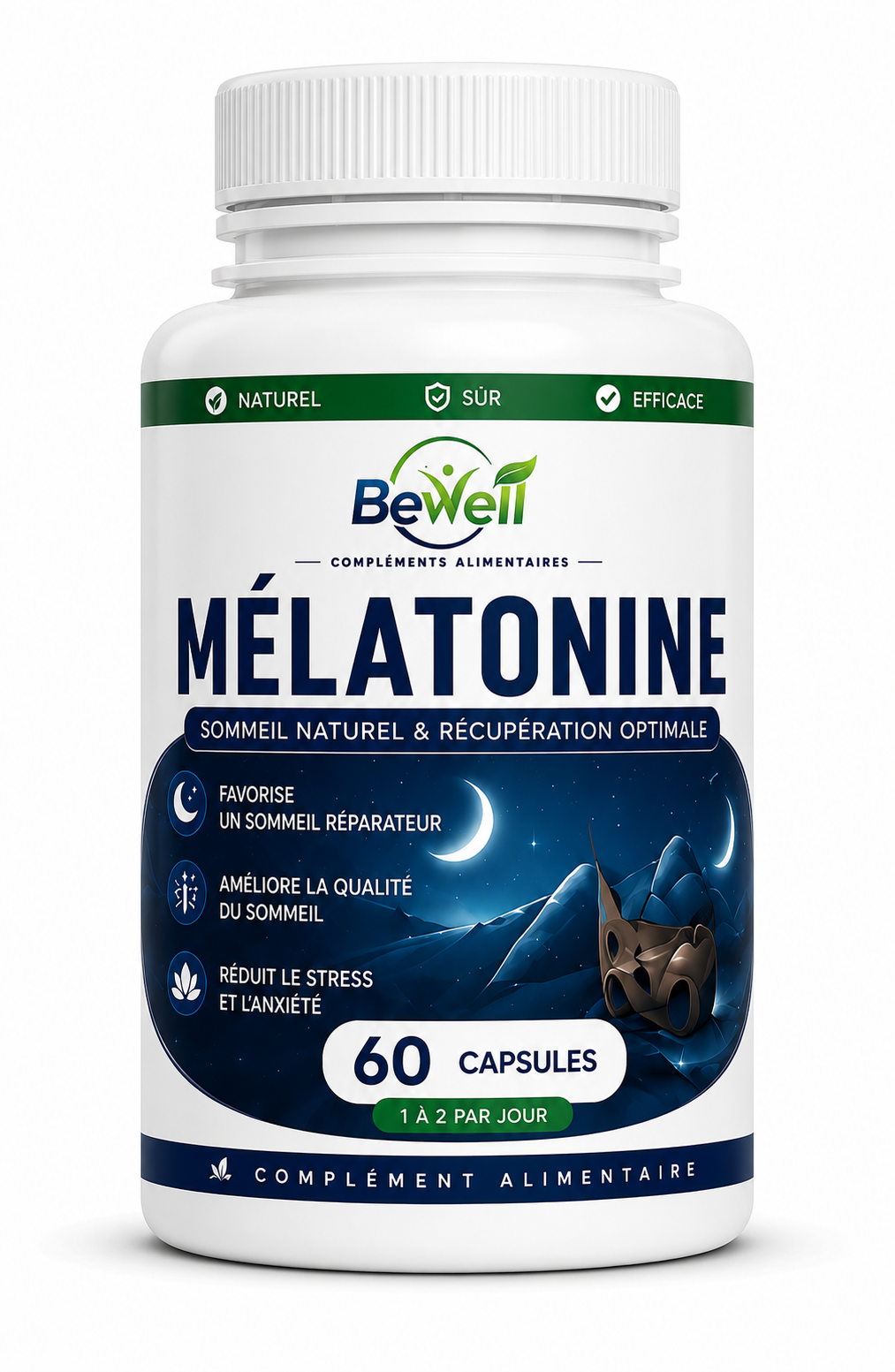 Étiquette MÉLATONINE Bewell